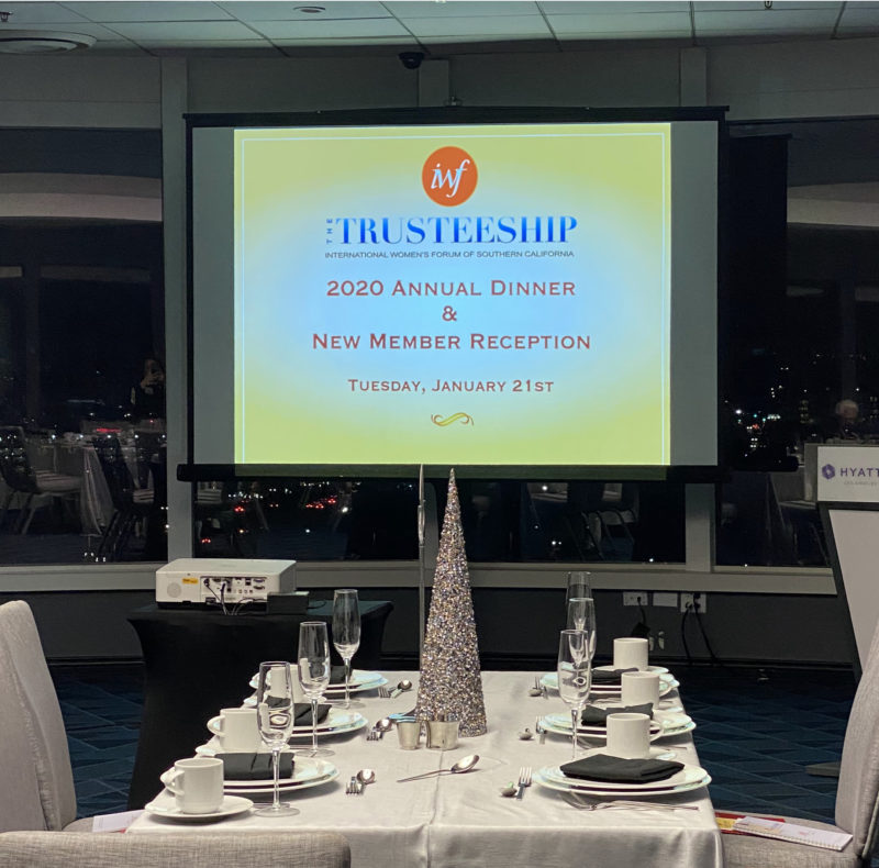 2020 Annual Dinner and New Member Reception